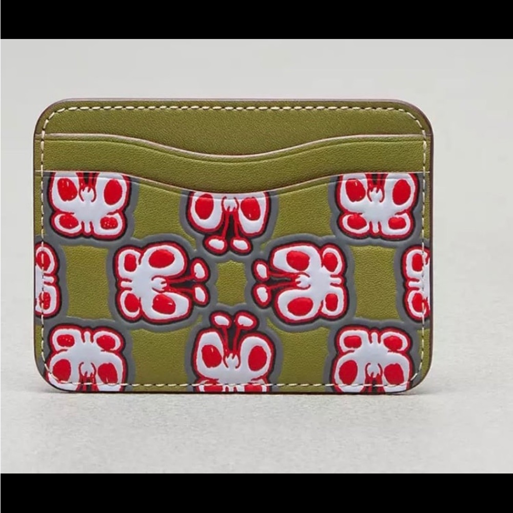 *SOLD*. Coachtopia Butterfly Wavy Card Case